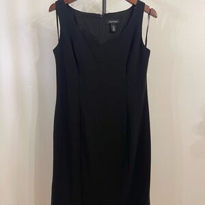 White House Black Market Women's Black Midi Dress